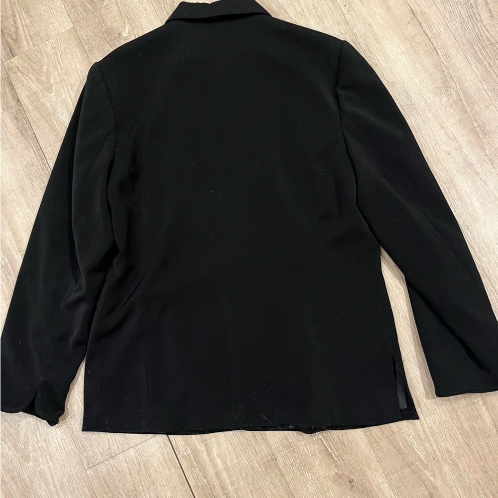 Sag Harbor Black Button Up Women’s Blazer 10 - Picture 13 of 15